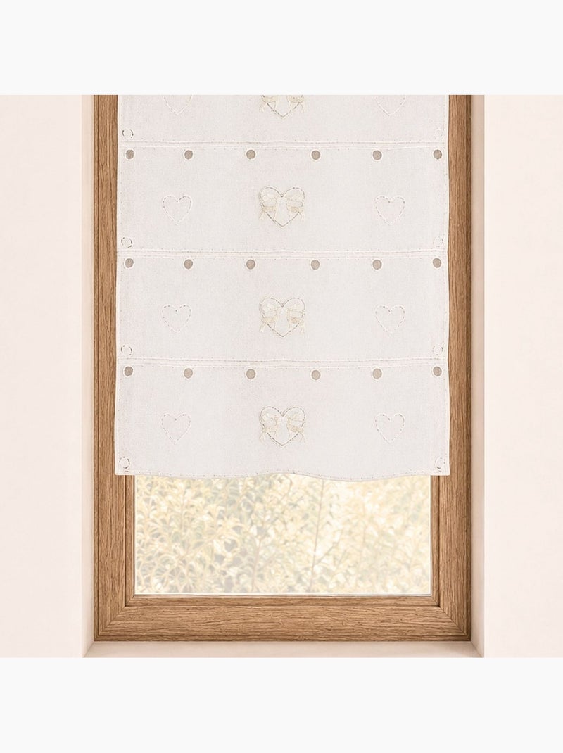 Modulable brodé "Rennes amoureux" Blanc - Kiabi