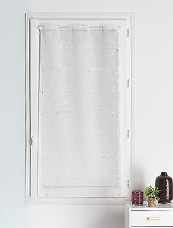 Modulable brodé uni blanc