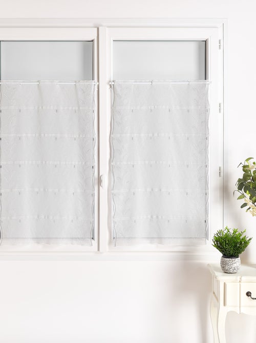 Modulable brodée blanc - Kiabi
