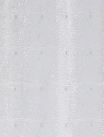 Modulable en étamine brodée motif feuille