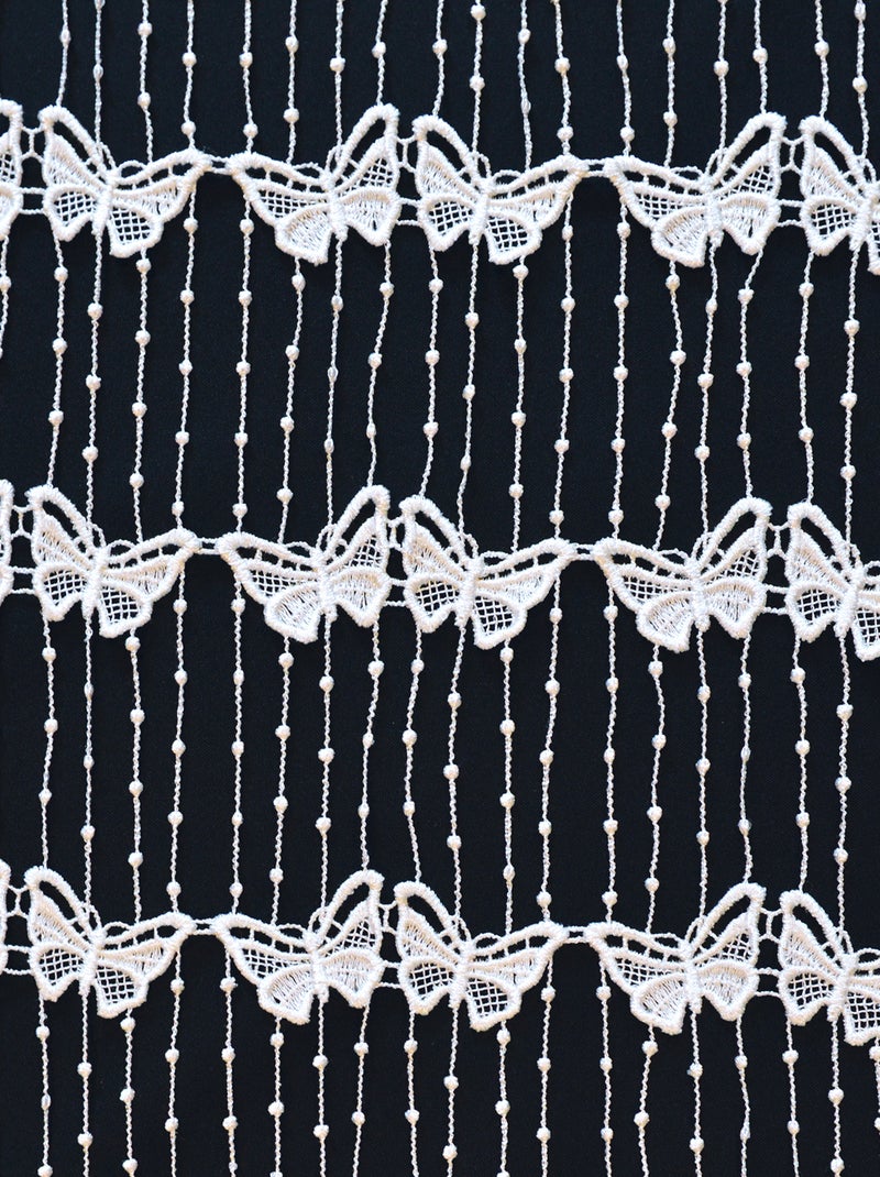 Modulable en macramé papillon Blanc - Kiabi