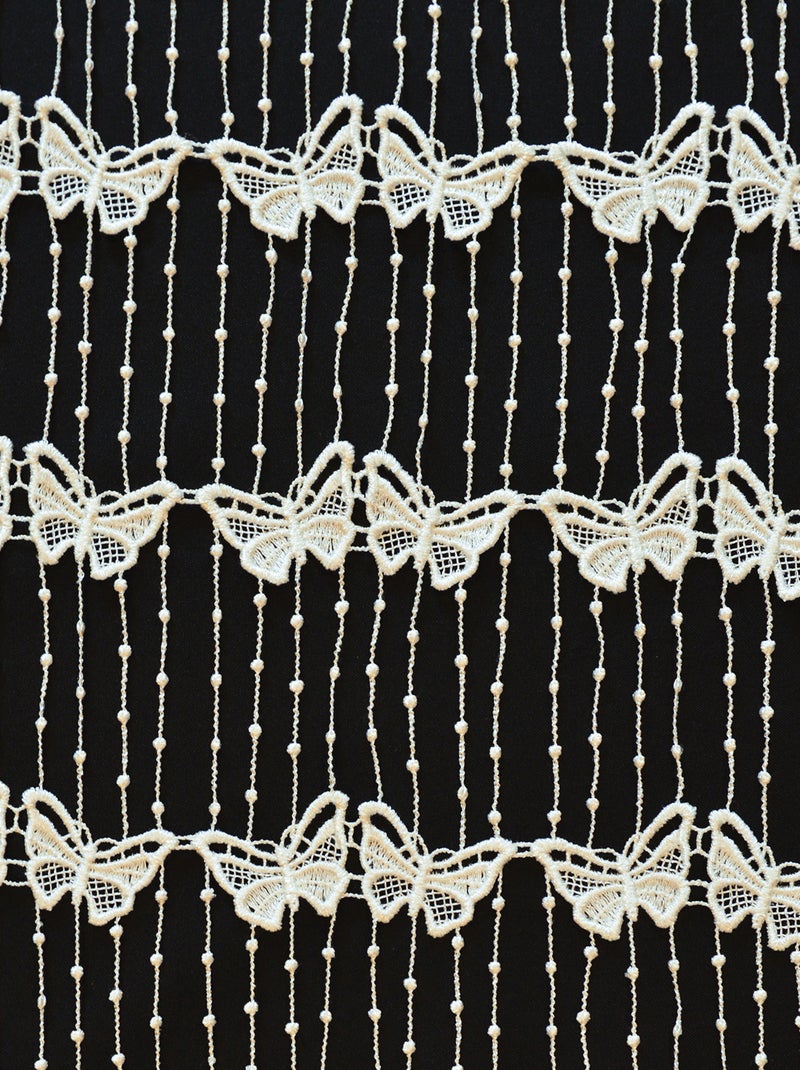 Modulable en macramé papillon Ecru - Kiabi