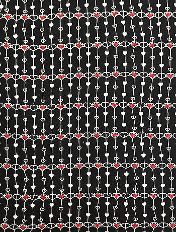 Modulable en macramé petits coeurs