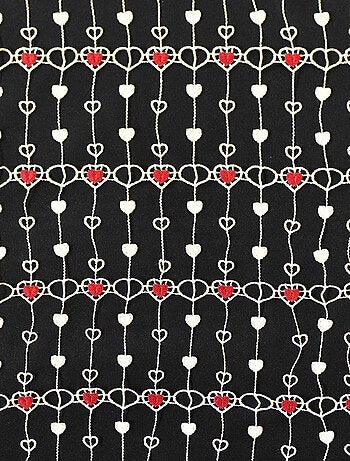 Modulable en macramé petits coeurs