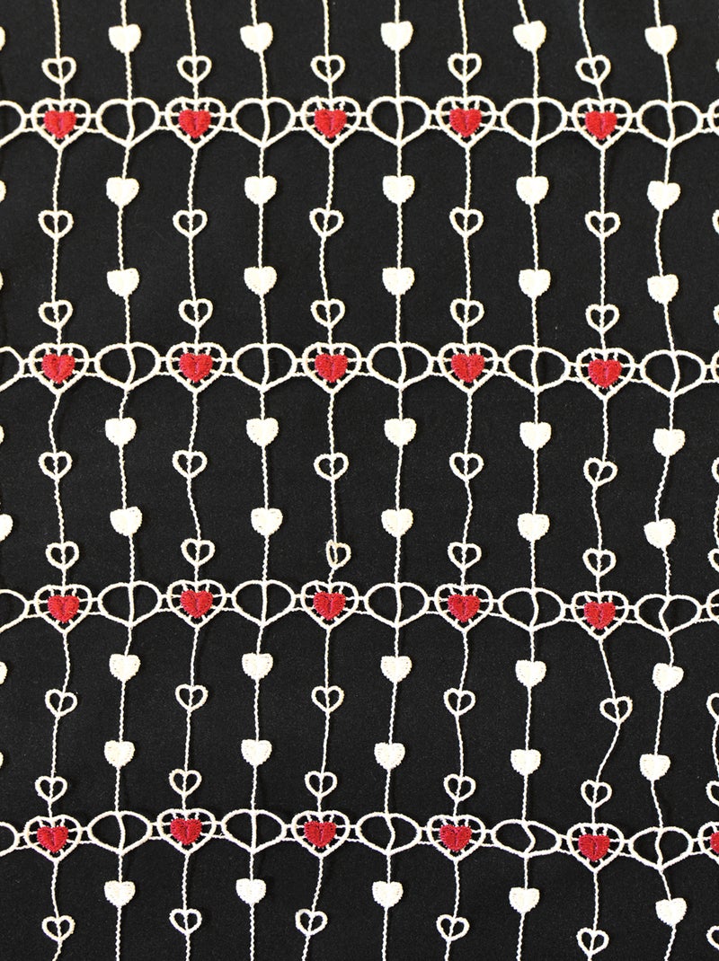 Modulable en macramé petits coeurs Bordeaux - Kiabi