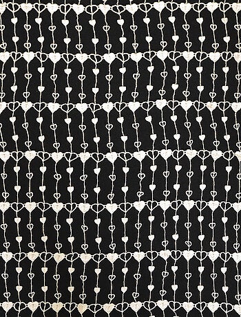 Modulable en macramé petits coeurs