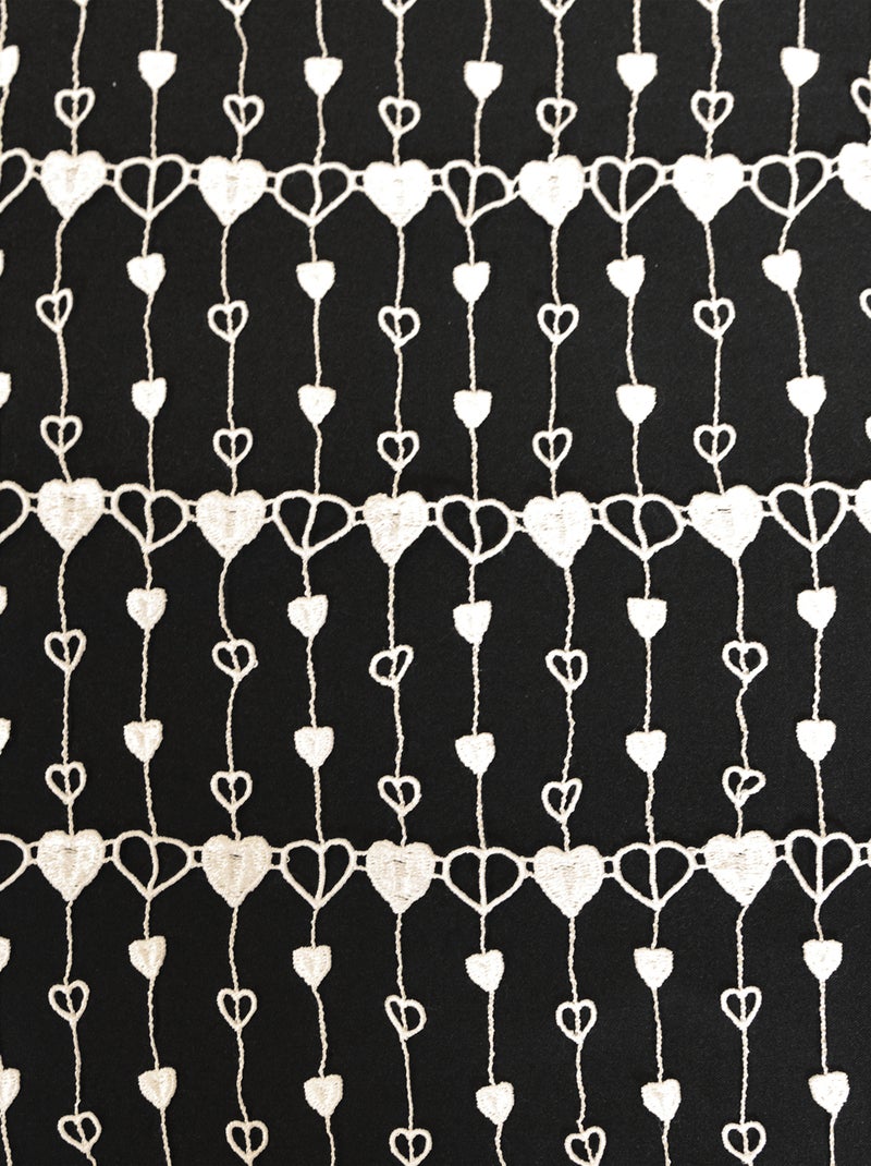 Modulable en macramé petits coeurs Ecru - Kiabi