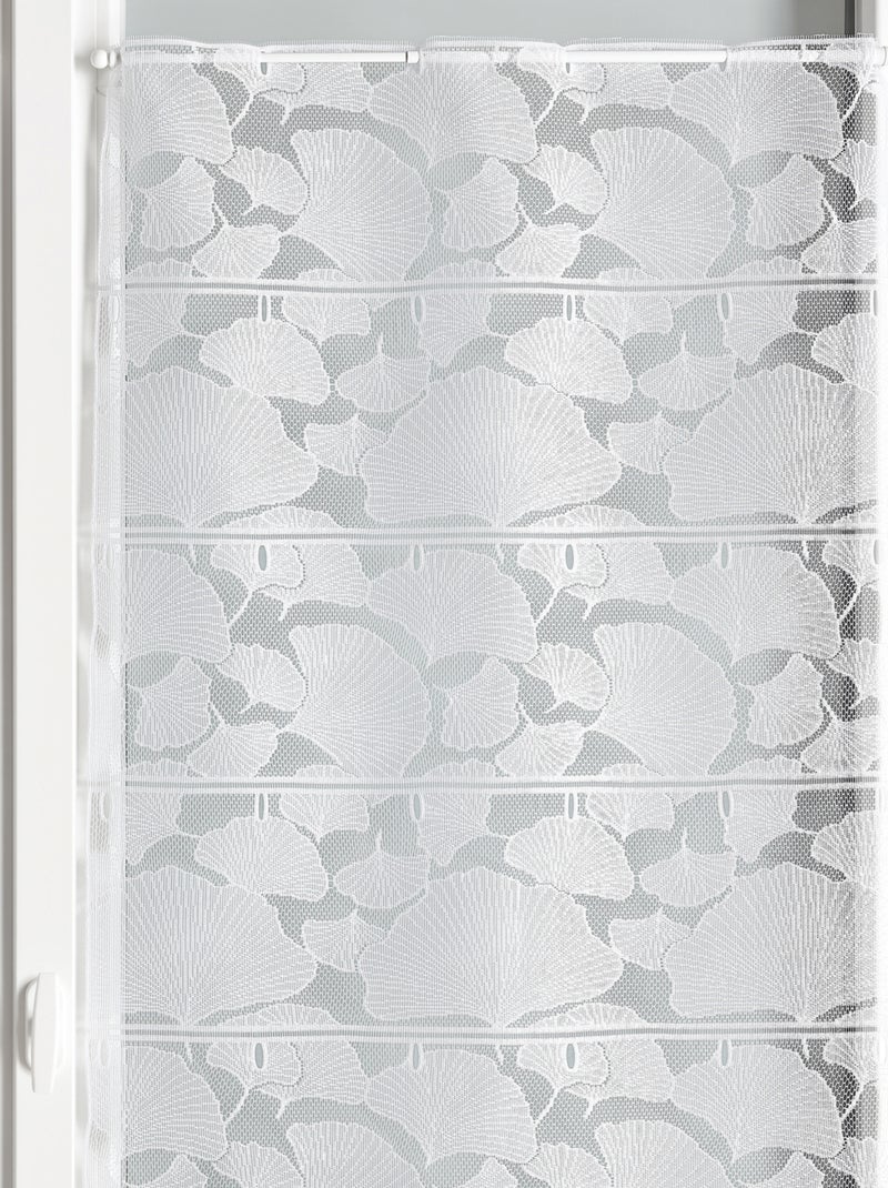 Modulable en maille avec motifs ginkgos Blanc - Kiabi