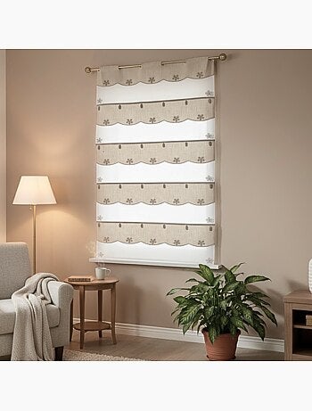 Modulable en organza brodé