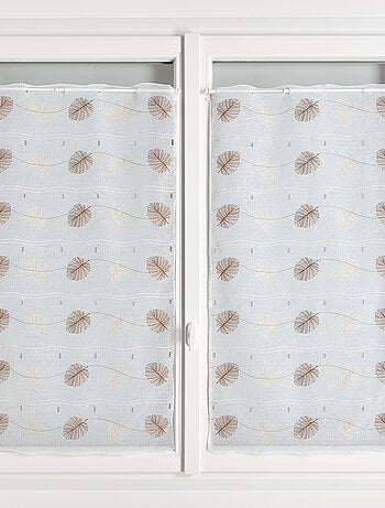 Modulable feuilles brodées