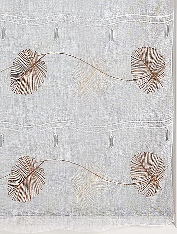 Modulable feuilles brodées