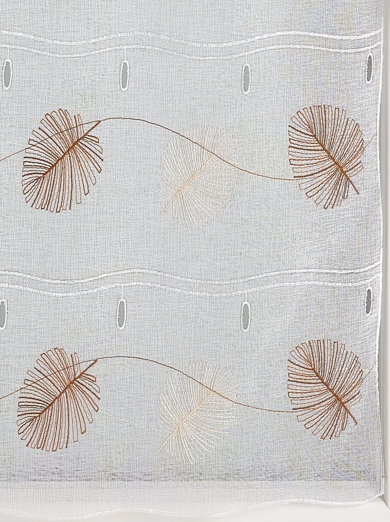Modulable feuilles brodées Terracotta - Kiabi