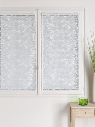 Modulable maille 100% polyester motif feuille