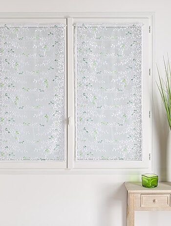 Modulable maille 100% polyester motif feuille
