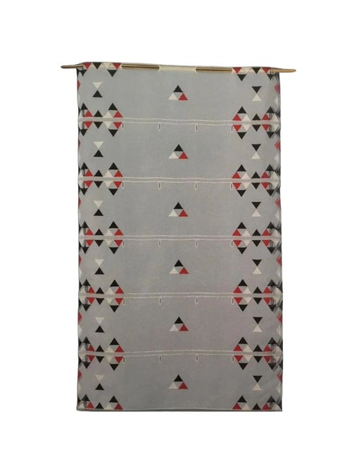 Modulable petit voilage de fenêtre broderie triangle - Kiabi Modulable petit voilage de fenêtre broderie triangle - Kiabi