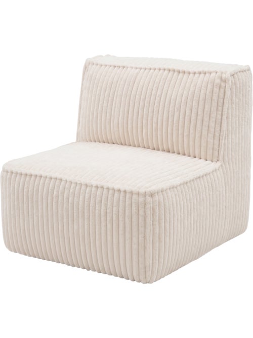 Module central déhoussable pour canapé modulable velours côtelé 90x82 cm - Kiabi Module central déhoussable pour canapé modulable velours côtelé 90x82 cm - Kiabi