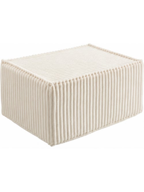 Module méridienne ou repose-pieds déhoussable pour canapé modulable velours côtelé 80x60 cm - Kiabi Module méridienne ou repose-pieds déhoussable pour canapé modulable velours côtelé 80x60 cm - Kiabi