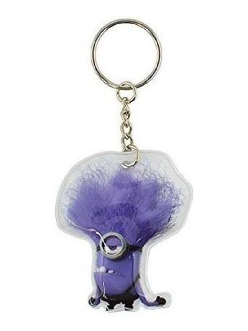 MOI MOCHE ET MECHANT 2 Porte-clé LED Minion evil Violet - Kiabi