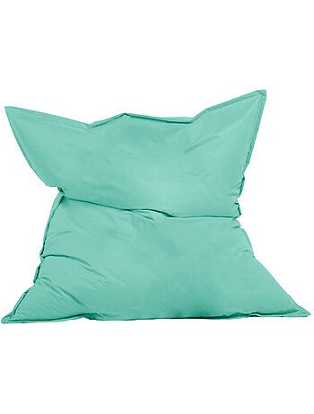 MOKU - Pouf rectangulaire d'extérieur XXL 180x140cm bleu marine