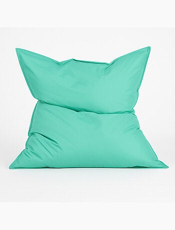 MOKU - Pouf rectangulaire d'extérieur XXL 180x140cm bleu marine