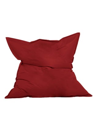 MOKU - Pouf rectangulaire d'extérieur XXL 180x140cm rouge