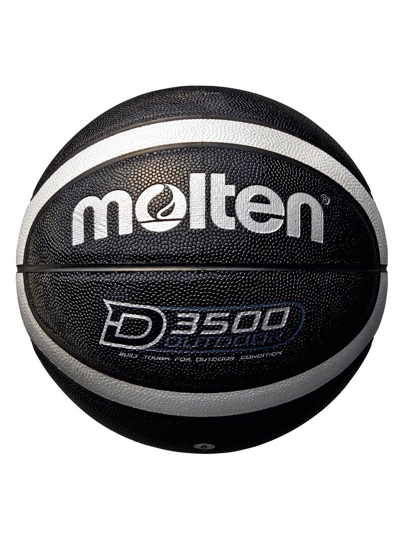 Molten - Ballon de basket D3500 Noir - Kiabi