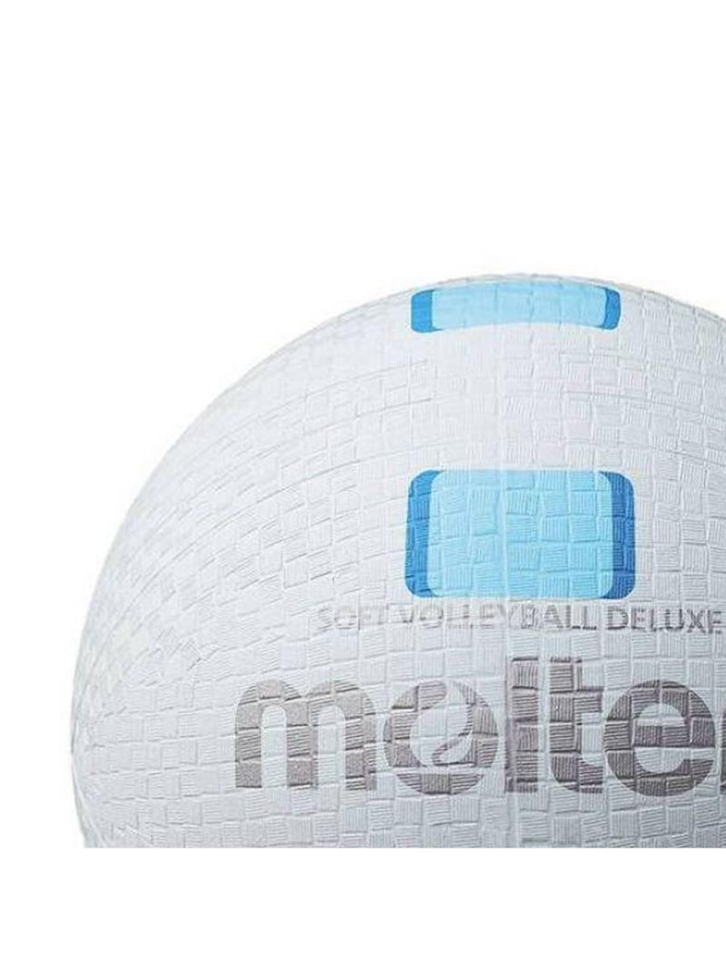 Molten - Ballon de volley-ball DELUXE Blanc Bleu - Kiabi