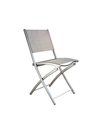 MOLVINA Lot de 4 chaises en acier