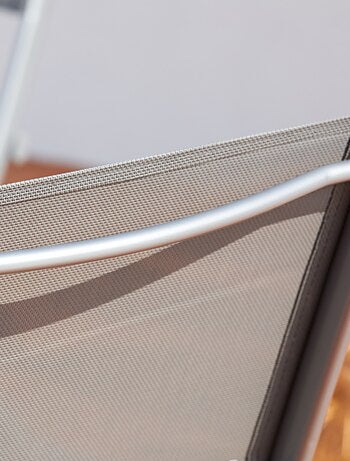 MOLVINA Lot de 4 chaises en acier