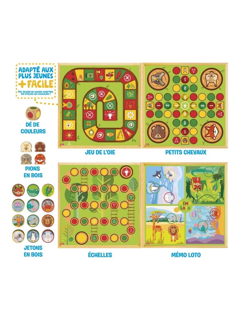 Mon 1er coffret de jeux en bois Vert - Kiabi