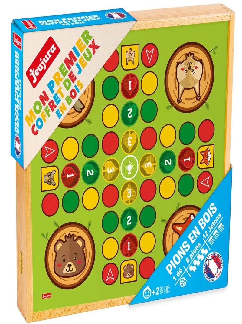 Mon 1er coffret de jeux en bois Vert - Kiabi