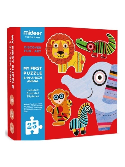 Mon 1er puzzle animaux de la jungle - Kiabi