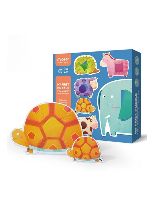 Mon 1er puzzle animaux géométriques - Kiabi