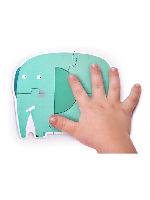 Mon 1er puzzle animaux géométriques - Kiabi