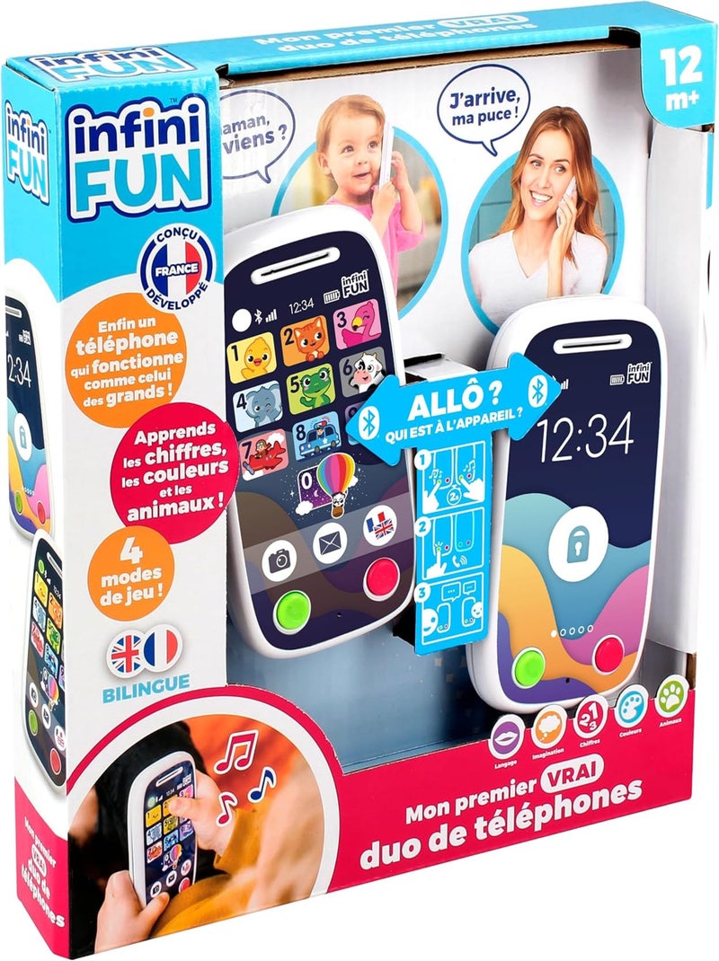 Mon 1er Vrai Duo De Téléphones - Infini Fun Multicolore - Kiabi