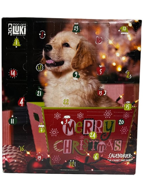 Mon Ami Luki - Calendrier de l'avent pour chien -  24 cases de friandises sans additifs - Kiabi