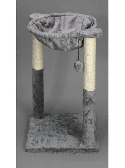 Mon Ami Luki  Arbre a chat arrondi griffoir et jouet integre - Kiabi