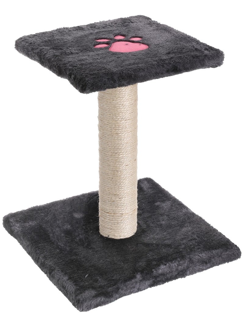 Mon Ami Luki  ARBRE A CHAT DOUBLE PLATEAUX Gris Gris - Kiabi