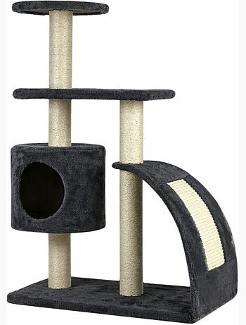 Mon Ami Luki Arbre à chat griffoir avec refuge et 2 plateformes