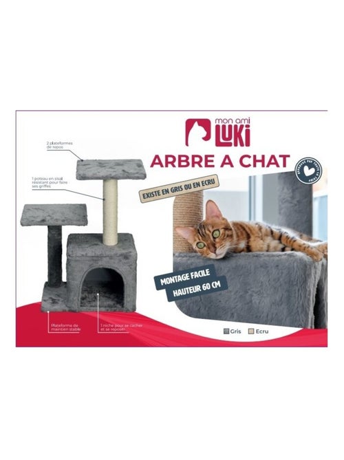 Mon Ami Luki  Arbre a chat modele refuge integre - Kiabi
