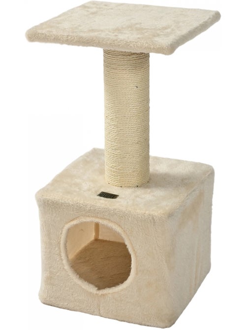 Mon Ami Luki  Arbre à chat plateforme, niche & griffoir - Kiabi