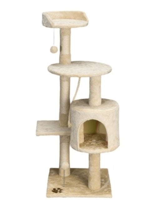 Mon Ami Luki  Arbre a chat refuge et jouet integres - Kiabi