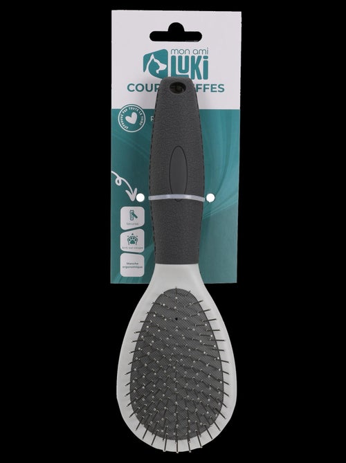 Mon Ami Luki  BROSSE 2 EN 1 MANCHE RUBBER - Kiabi