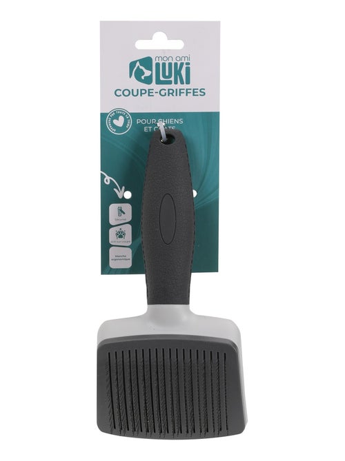 Mon Ami Luki  Brosse carde manche rubber - Kiabi