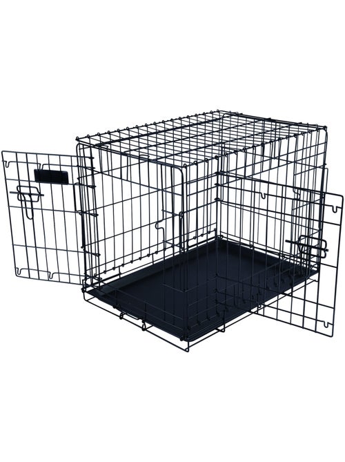 Mon Ami Luki  Cage en métal avec plateau pour transport chien - Kiabi