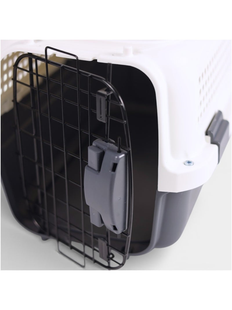 Mon Ami Luki  Caisse de transport chien & chat Blanc Noir - Kiabi