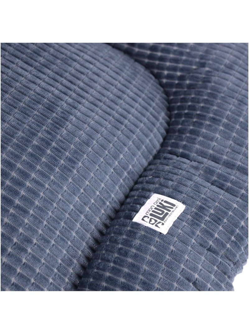 Mon Ami Luki  Coussin OFTTOUCH  bimatière doux  antidérapant  Petit chien Bleu - Kiabi