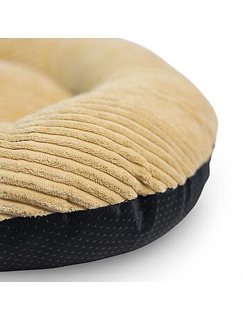 Mon Ami Luki Coussin ovale antidérapant en velours côtelé