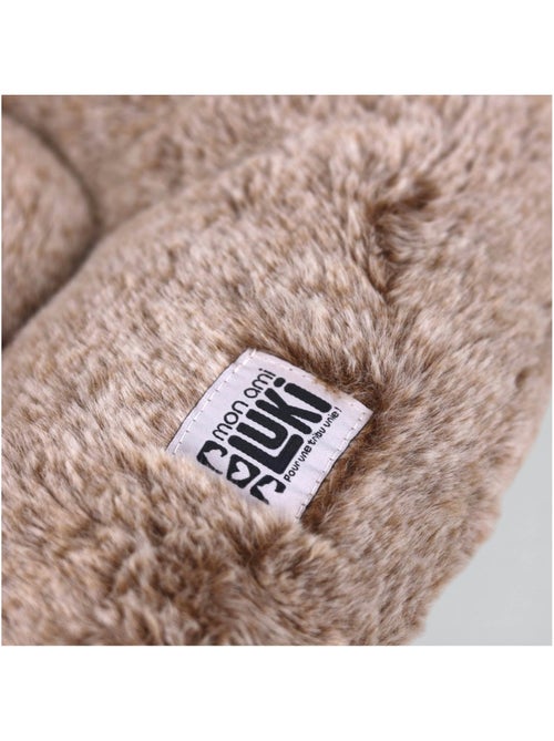 Mon Ami Luki  Coussin ovale antidérapant face fourrure - Kiabi