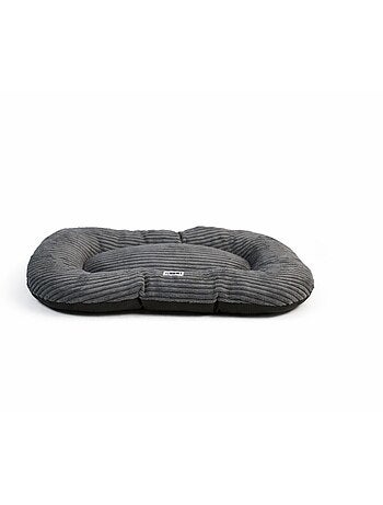 Mon Ami Luki Coussin ovale antidérapant velours côtelé couleur gris